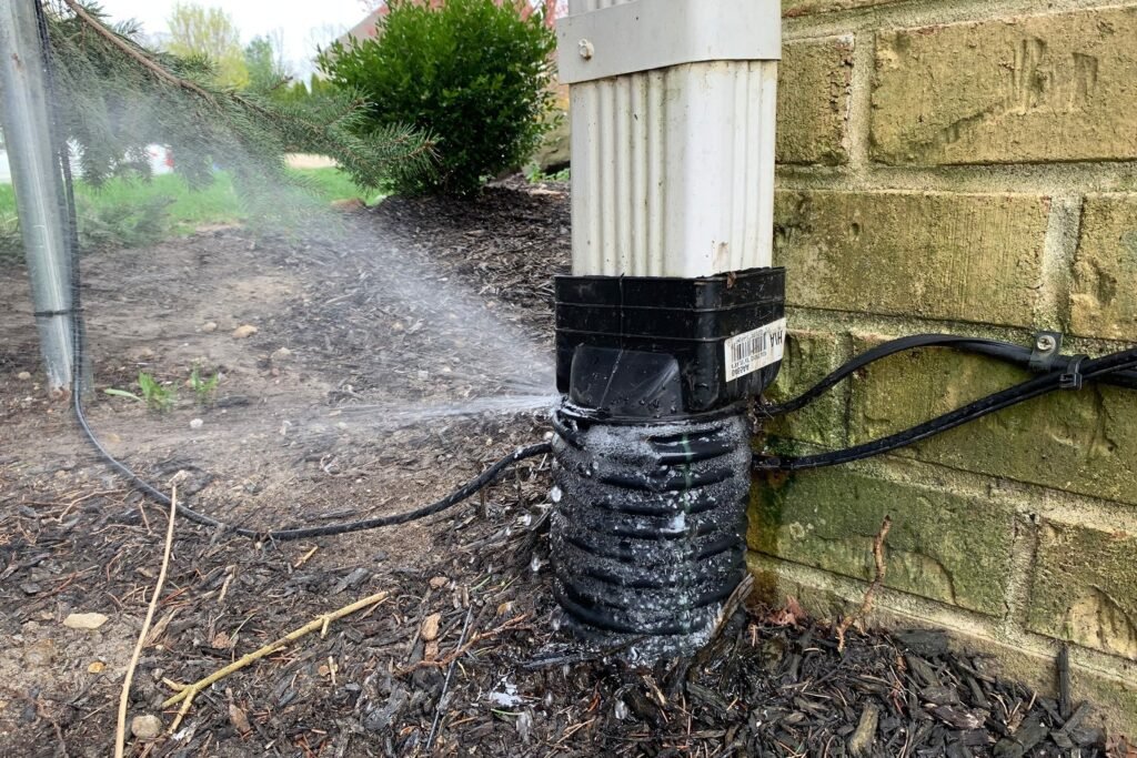 Langhorne PA Gutter Cleaning 7 DownspoutExtensionCleaningHighPressure