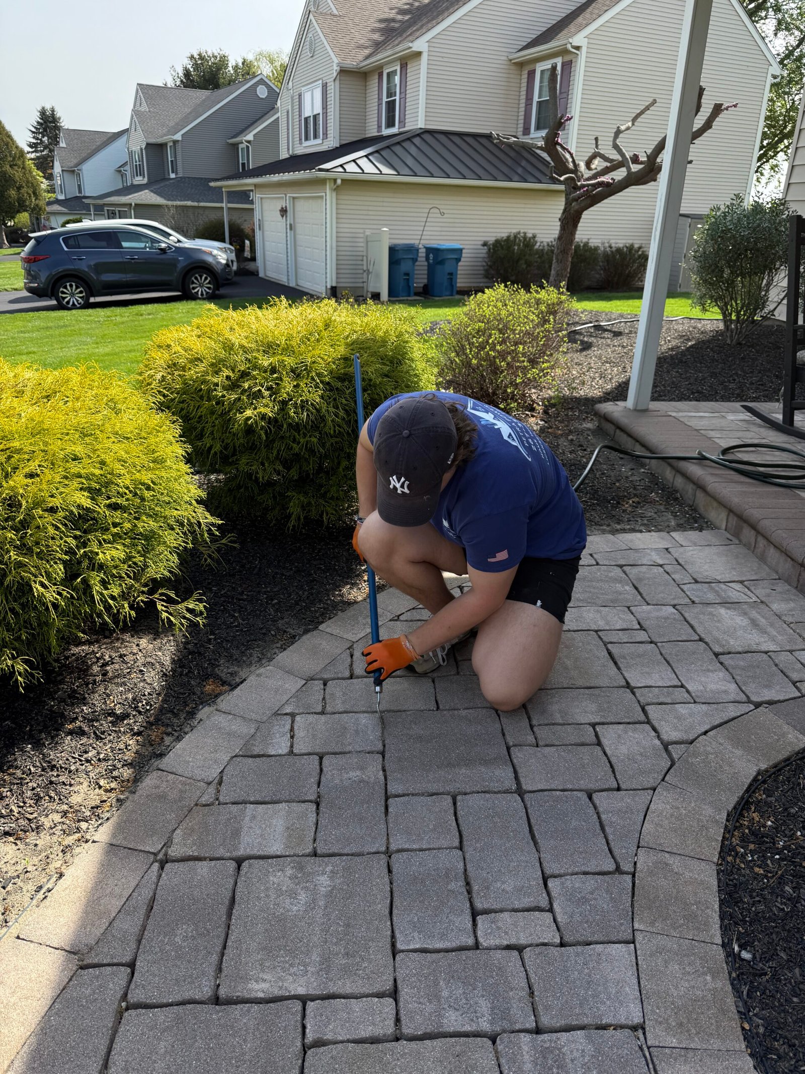 Paver Power Washing Newtown 10 Before